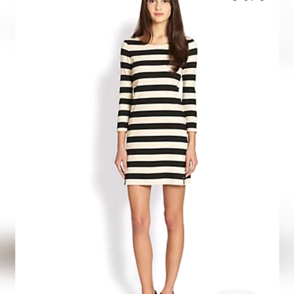 Theory Anitia Zambra Sheath Mini Dress L Ponte Modern City Staple Wardrobe